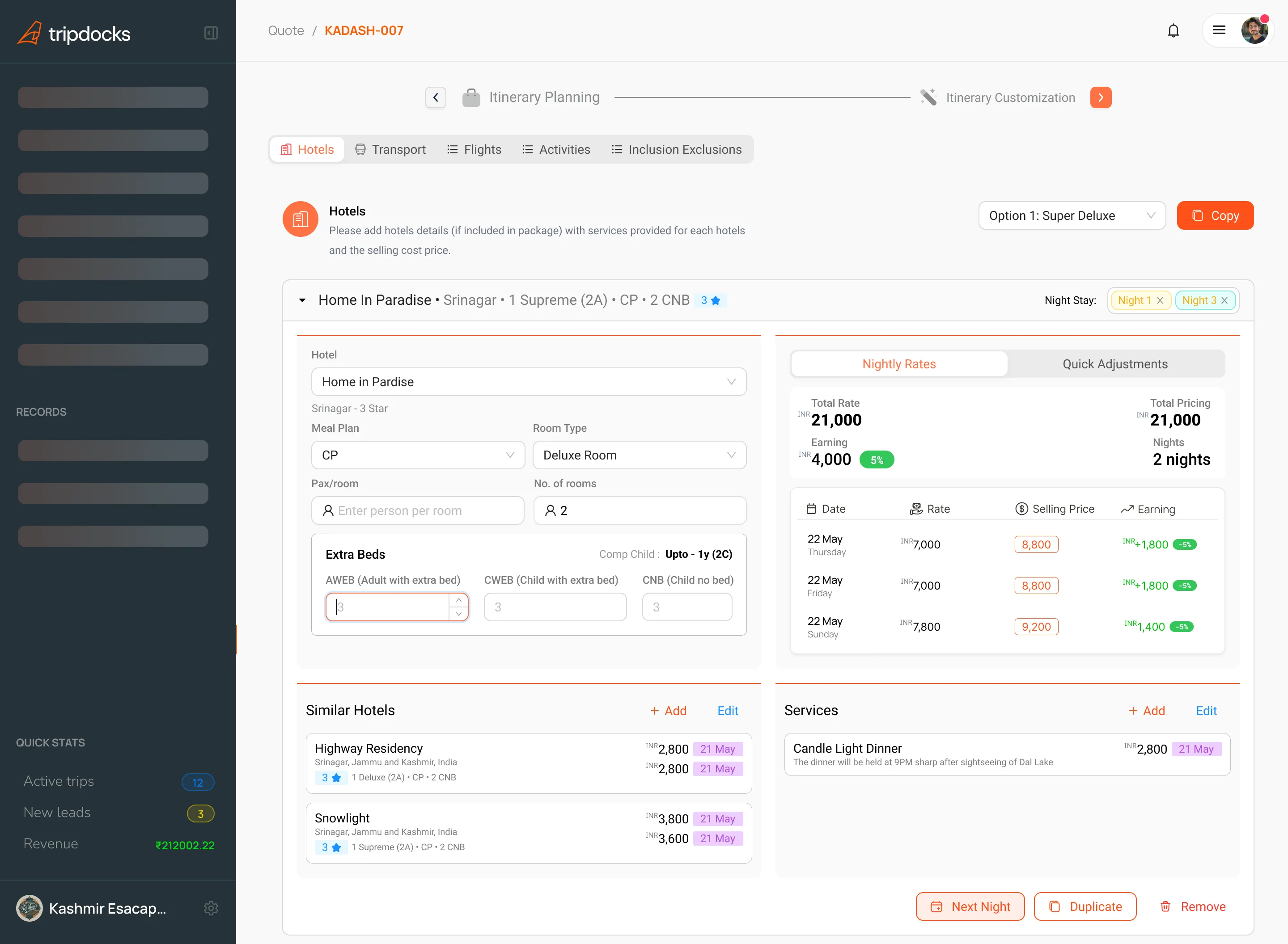 Quote Builder Demo